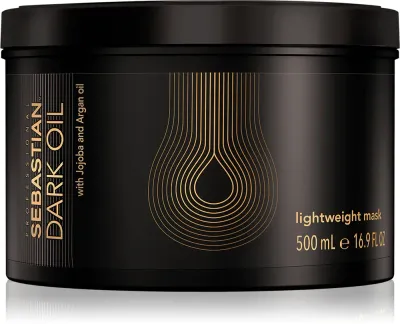 Sebastian Professional Dark Oil - Питательная маска для придания блеска и мягкости волосам, 500 мл