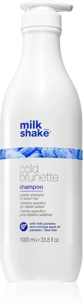 milk_shake Cold Brunette Shampoo - Шампунь для нейтрализации желтых оттенков для волос в брюнетках
