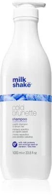milk_shake Cold Brunette Shampoo - Шампунь для нейтрализации желтых оттенков для волос в брюнетках, 1000 мл