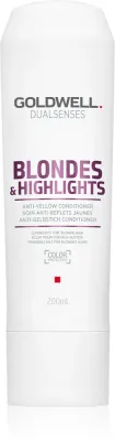 Goldwell Dualsenses Blondes & Highlights - Кондиционер для блондинок, нейтрализующий желтые оттенки, 200 мл