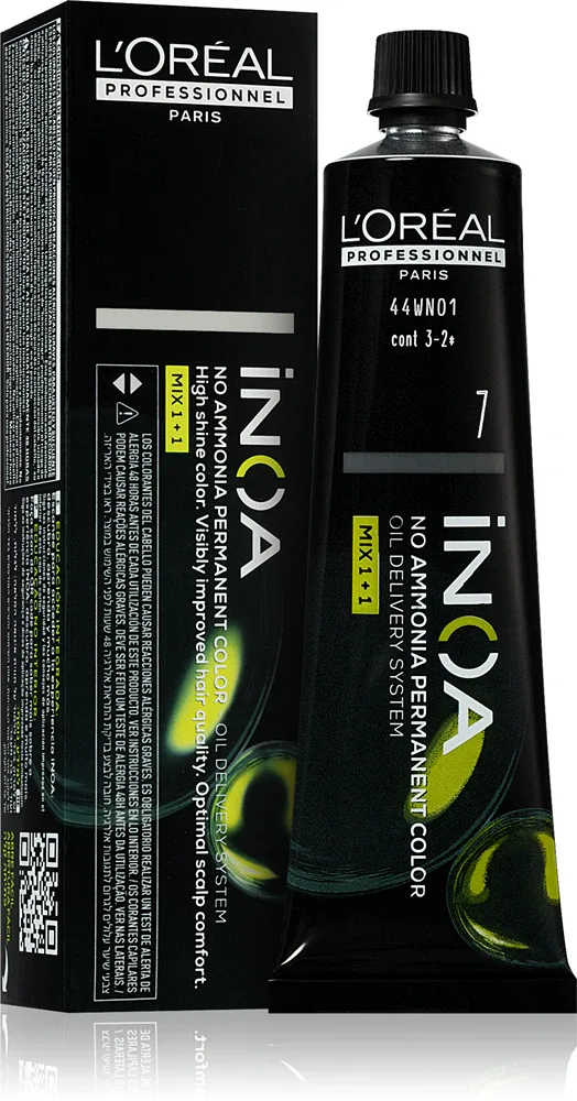 L’Oreal Professionnel Inoa - Постоянная краска для волос без аммиака, 60 мл, оттенок 7 60 мл (LOP14057)