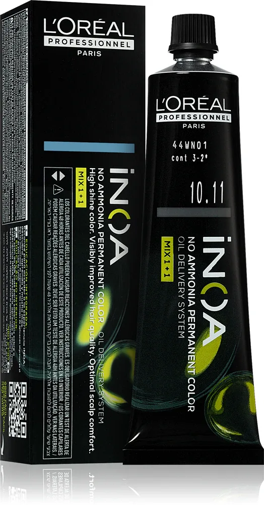 L’Oreal Professionnel Inoa - Постоянная краска для волос без аммиака, 60 мл, оттенок 10.11
