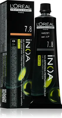 L’Oreal Professionnel Inoa - Постоянная краска для волос без аммиака, 60 мл, оттенок 7.8