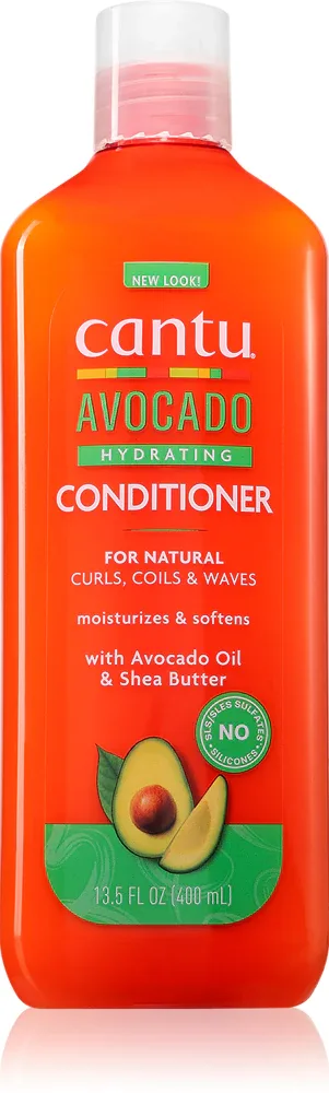 CANTU Avocado Conditioner - Кондиционер для волос: увлажняющий для кудрявых и волновых, 400 мл