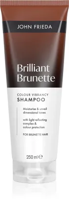 John Frieda Brilliant Brunette Colour Protecting - Увлажняющий шампунь, 250 мл