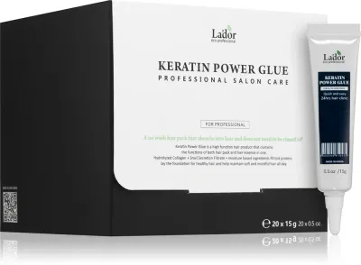 La'dor Keratin Power Glue - Уход за волосами без смывки с кератином, 20 г