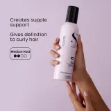 Alfaparf Milano Semi di Lino Style&Care Flexible Mousse - Пена для волос для естественной фиксации и блеска волос с фильтром UV, 250 мл — фото 4