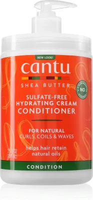 CANTU Shea Butter Hydrating Cream Conditioner - Крем-кондиционер для волос, интенсивно увлажняющий, 709 мл