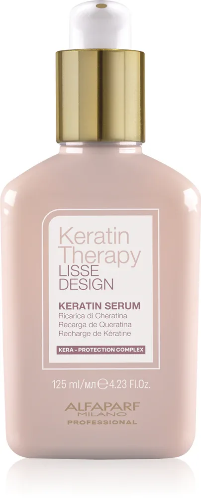 Alfaparf Milano Keratin Therapy Lisse Design - Сыворотка для волос, увлажняющая и придающая блеск и мягкость, 125 мл