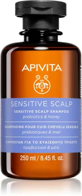 Apivita Sensitive Scalp Shampoo - Шампунь для чувствительной и раздраженной кожи головы без сульфатов, 250 мл