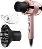 Фен для волос Niceboy Airsonic PRO Pink, бережная сушка, с регулировкой температуры и скорости, 1 шт różowa — фото 1