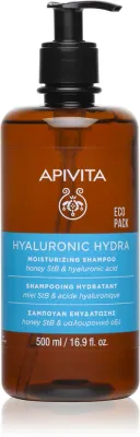 Apivita Hyaluronic Hydra Moisturizing Shampoo - Увлажняющий шампунь, 500 мл
