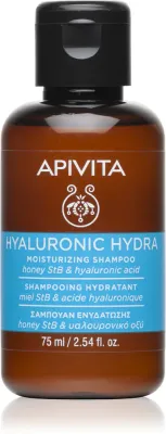 Apivita Hyaluronic Hydra Moisturizing Shampoo - Увлажняющий шампунь, 75 мл