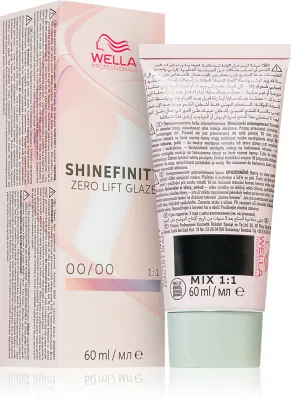 Wella Professionals Shinefinity Zero Lift Glaze - Деми-перманентная краска для волос, 60 мл, оттенок 00/00 - Crystal Glaze