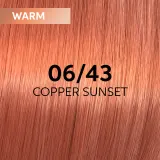 Wella Professionals Shinefinity Zero Lift Glaze - Деми-перманентная краска для волос, 60 мл, оттенок 06/43 - Copper Sunset — фото 2
