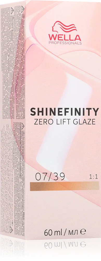 Wella Professionals Shinefinity Zero Lift Glaze - Деми-перманентная краска для волос, 60 мл, оттенок 7/39