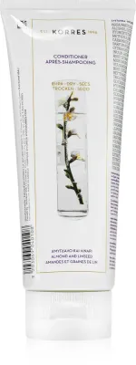 Korres Almond & Linseed - Кондиционер для сухих и ломких волос, 200 мл