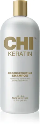 CHI Keratin - Шампунь с кератином для сухих волос, трудно поддающихся укладке, 946 мл
