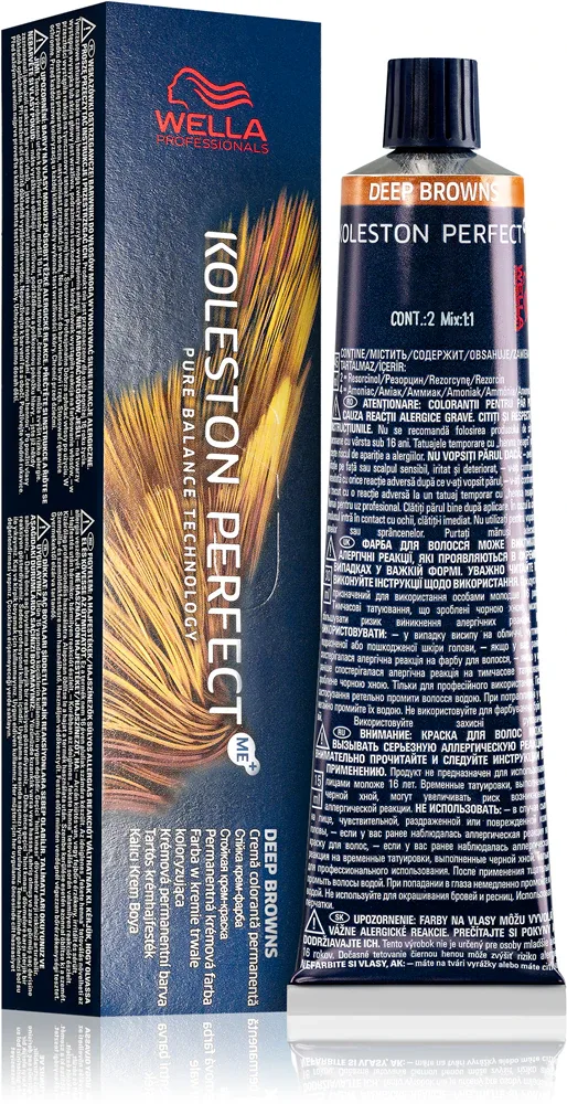 Wella Professionals Koleston Perfect ME+ Deep Browns - стойкая краска для волос, 60 мл, оттенок 7/7
