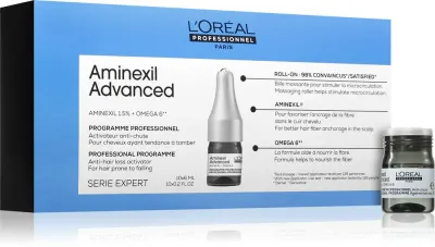 Уход для волос L’Oreal Professionnel Serie Expert Aminexil Advanced против выпадения, в ампулах, 10 x 6 мл