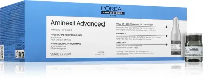 Уход для волос L’Oreal Professionnel Serie Expert Aminexil Advanced против выпадения, в ампулах, 10 x 6 мл, 42 мл