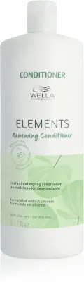 Wella Professionals Elements Renewing - Кондиционер для волос, восстанавливающий и увлажняющий, для придания блеска и мягкости, 1000 мл (WLL08013)
