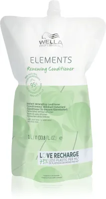 Wella Professionals Elements Renewing - Кондиционер для волос, восстанавливающий и увлажняющий, для придания блеска и мягкости, 1000 мл (WLL08191)