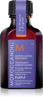 Moroccanoil Treatment Purple - Питательное масло для блондинок и седых волос, 25 мл