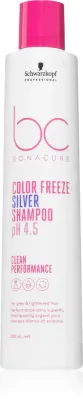 Schwarzkopf Professional BC Bonacure Color Freeze Silver - Серебристый шампунь для светлых волос и с балаяжем, 250 мл