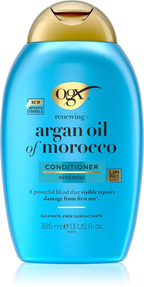OGX Argan Oil Of Morocco - Укрепляющий бальзам для придания блеска и мягкости волос, 385 мл