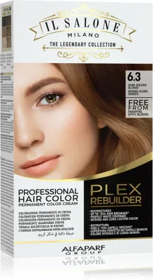 Alfaparf Milano Il Salone Milano Plex Rebuilder - стойкая краска для волос, 1 шт, оттенок 6.3 - Dark Golden Brown
