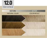 Alfaparf Milano Il Salone Milano Plex Rebuilder - стойкая краска для волос, 1 шт, оттенок 12.0 - Pure Platinum — фото 3