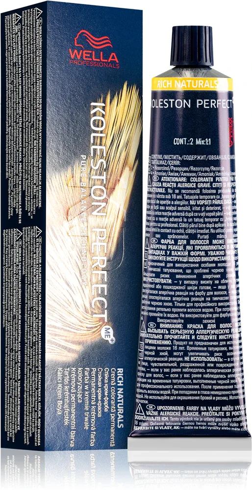 Wella Professionals Koleston Perfect ME+ Rich Naturals - стойкая краска для волос, 60 мл, оттенок 10/1