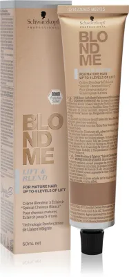 Крем-осветлитель для волос Schwarzkopf Professional Blondme Lift Blend, оттенки блонд, 60 мл, оттенок Ash