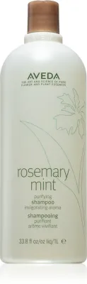 Aveda Rosemary Mint Purifying Shampoo - Глубоко очищающий шампунь для придания блеска, 1000 мл