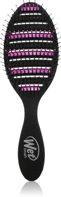 Щётка для волос Wet Brush Speed Dry Charcoal Infused против спутывания, с массажем кожи головы, 1 шт