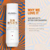 Goldwell Dualsenses Sun Reflects - Набор для волос, подверженных вредному воздействию солнечных лучей, 3 шт — фото 2