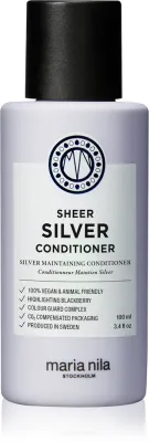 Maria Nila Sheer Silver Conditioner - Увлажняющий нейтрализующий желтые оттенки кондиционер, без сульфатов 100 мл