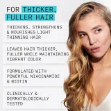 Nioxin System 3 Scalp + Hair Shampoo - Очищающий шампунь для разреженных, окрашенных волос, 300 мл — фото 4