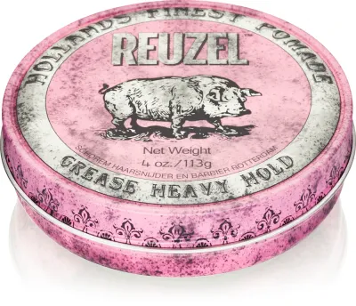 Reuzel Hollands Finest Pomade Grease - Мощный фиксаж для волос, 113 г
