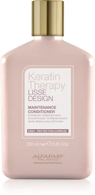Alfaparf Milano Keratin Therapy Lisse Design - Мягкий кондиционер для придания блеска и мягкости волос, 250 мл