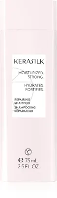 KERASILK Essentials Repairing Shampoo - Очищающий питательный шампунь для сухих и поврежденных волос, 75 мл