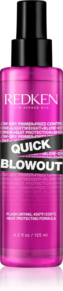 Redken Quick Blowout - Термохронный спрей для укладки волос, ускоряющий сушку, 125 мл