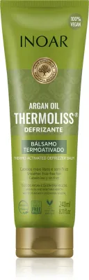 INOAR Argan Oil System Thermoliss - Смягчающий бальзам для волос z ochroną termiczną, 240 мл