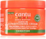 CANTU Shea Butter Leav-In Cond Cream - Несмываемый кондиционер для волос с кудрявой и волнистой структурой, 340 г — фото 1