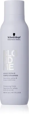 Schwarzkopf Professional Blondme Bond Repair Purple Shampoo - Фиолетовый шампунь для светлых волос
