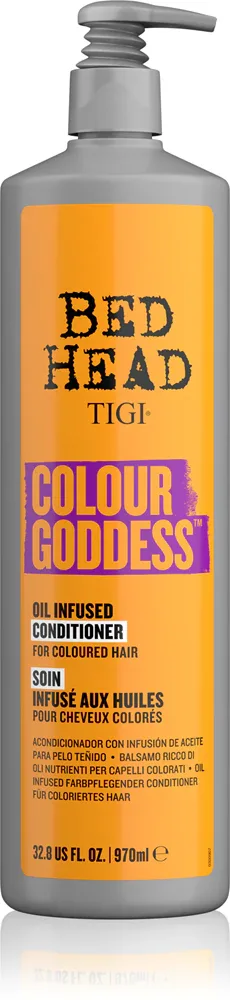 TIGI Colour Goddess Oil Infused Conditioner - Кондиционер для волос: Оливковый бальзам для окрашенных и балаяжных волос