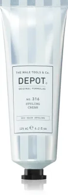 DEPOT 300 HAIR STYLING NO. 316 STYLING CREAM - Средней фиксации крем для стайлинга с натуральными бликами, 125 мл