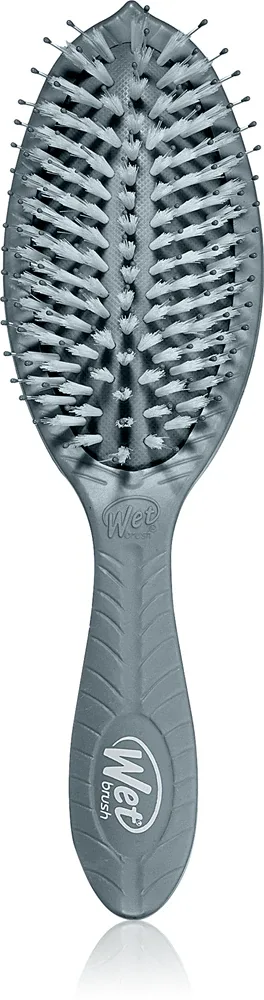 Щётка для волос Wet Brush Go Green Treatment And Shine разглаживающая, против ломкости, оттенок CHARCOAL