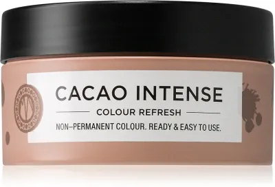 Тонирующая маска для волос Maria Nila Colour Refresh Cacao Intense, смываемая, тёмно-коричневый оттенок, wytrzyma 4 – 10 umyć 4.10 100 мл